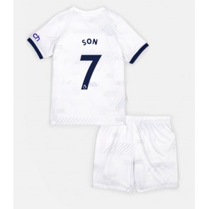 Tottenham Hotspur Son Heung-min #7 Replika Babytøj Hjemmebanesæt Børn 2023-24 Kortærmet (+ Korte bukser)